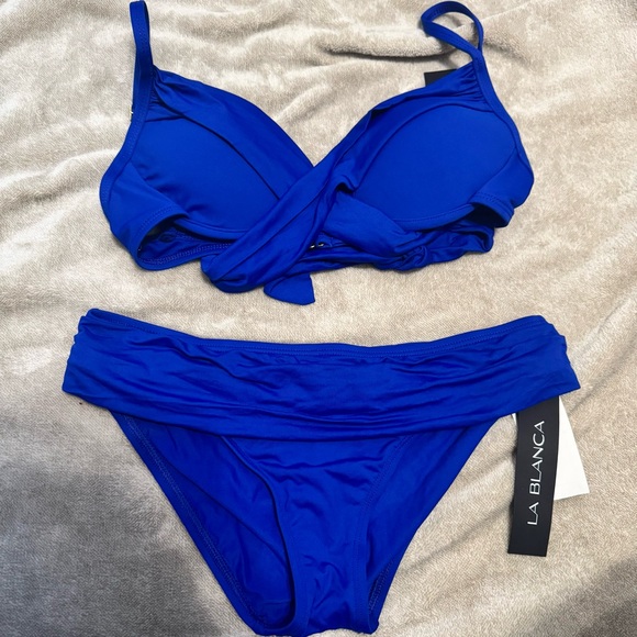 La Blanca Island Goddess Swimsuit Bikini Bottoms Size 6 - Picture 4 of 6